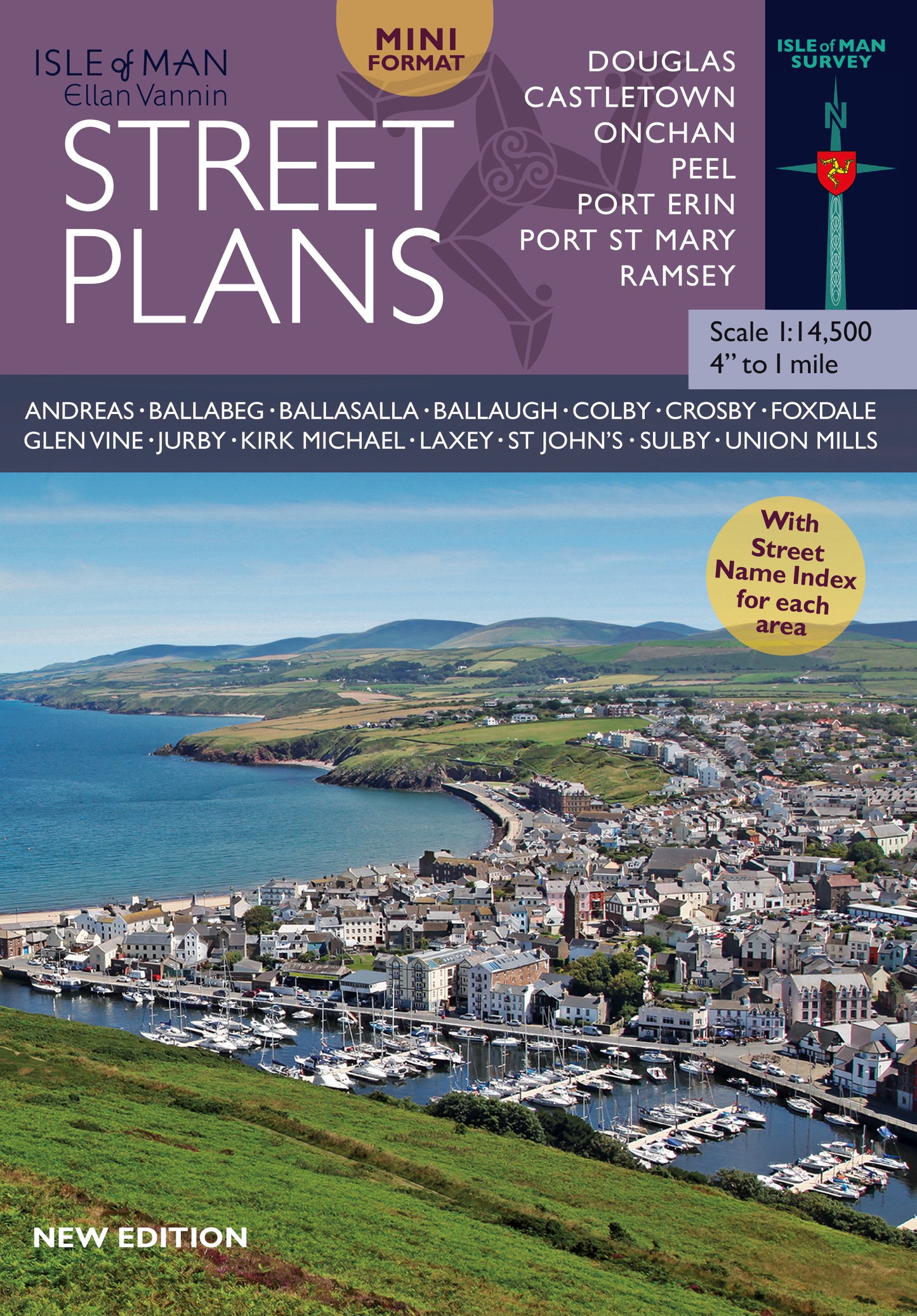 Isle of Man Street Plan A5