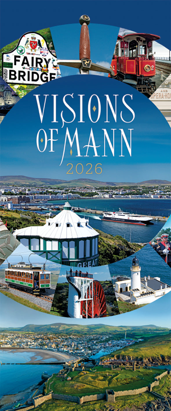 Visions of Mann Slimline Calendar 2026